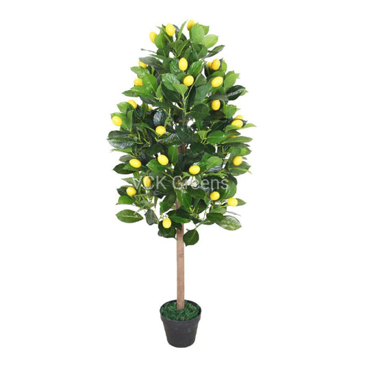 artificial lemon plant tree 4ft with pot