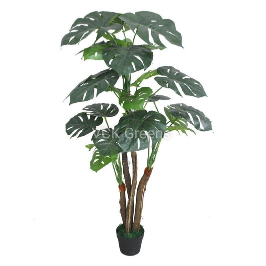 Artificial Deluxe Monstera Tree 4.2ft With Pot