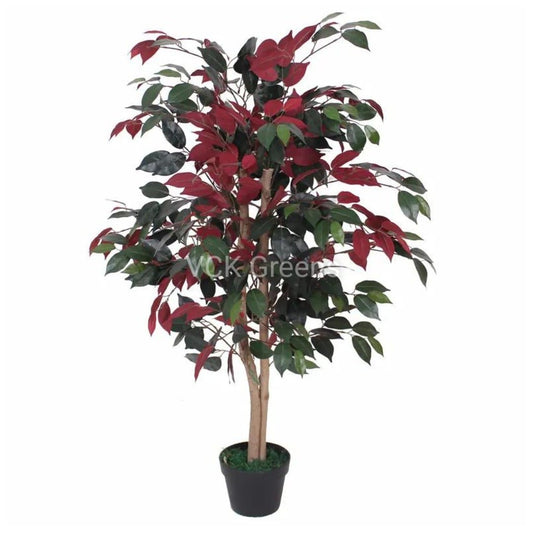 Artificial Multi Ficus Tree With Pot 4ft