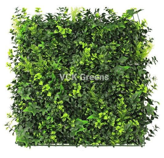 Artificial Multi Leaves Vertical Wall Panels (50X50cm,Pack of 3pc)
