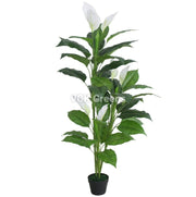 Artificial Peace Lily Plant With Pot 5ft