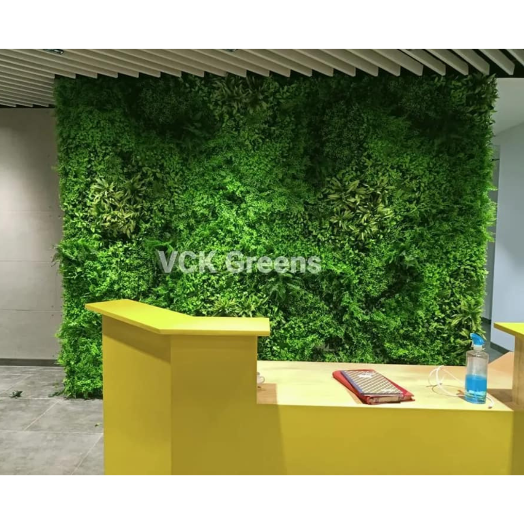 artificial luxury realistic faux green walls for office