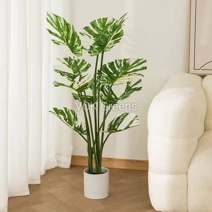 Artificial Variegated Monstera Plants/Tree