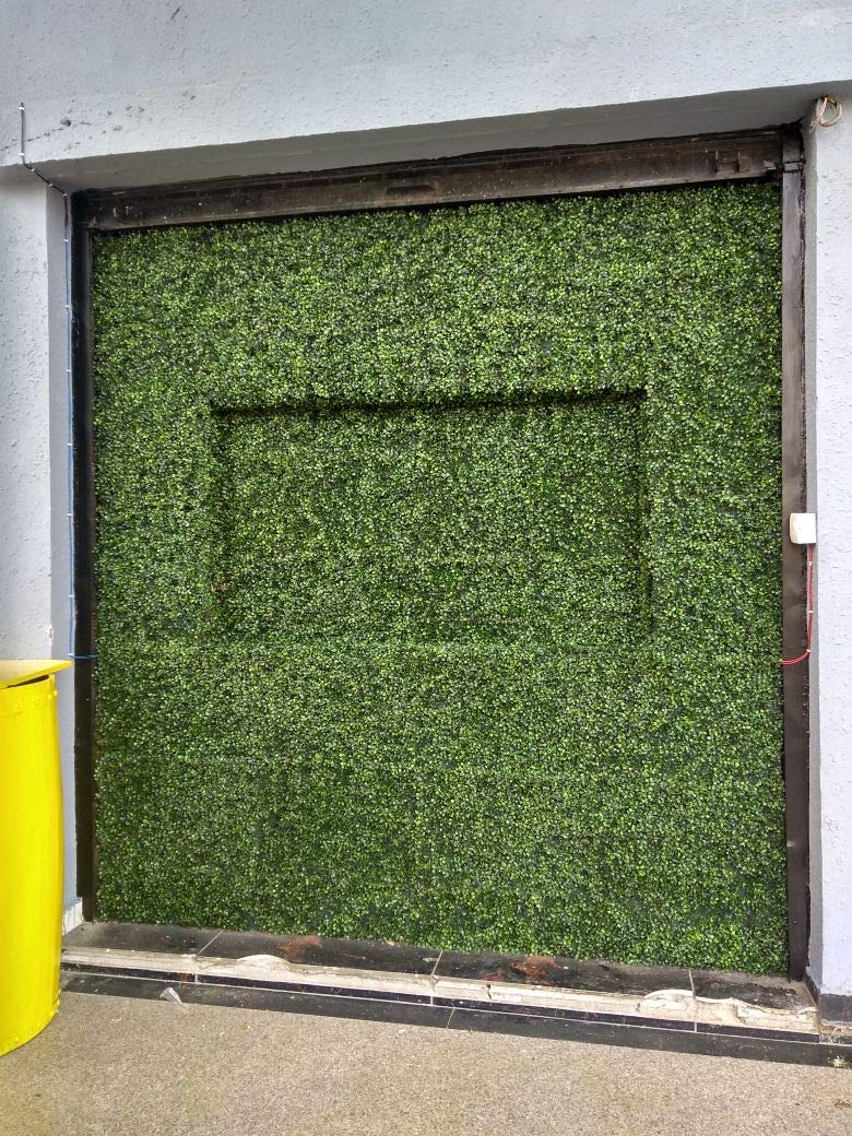 Artificial Boxwood Hedge Leaves Vertical Wall Panels (Pack of 1pc, 2.6 Sqft)