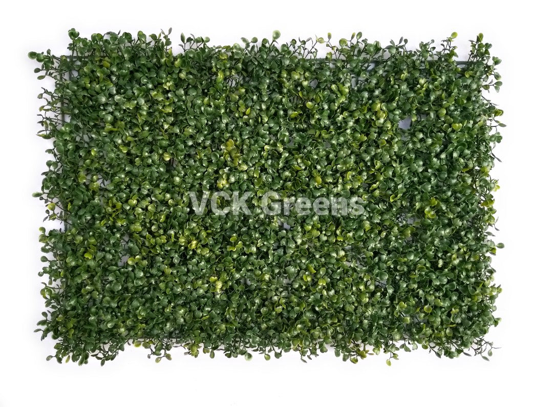 Artificial Boxwood Hedge Leaves Vertical Wall Panels (Pack of 1pc, 2.6 Sqft)