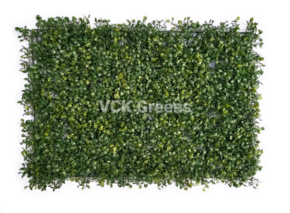 Artificial Boxwood Hedge Leaves Vertical Wall Panels (Pack of 1pc, 2.6 Sqft)