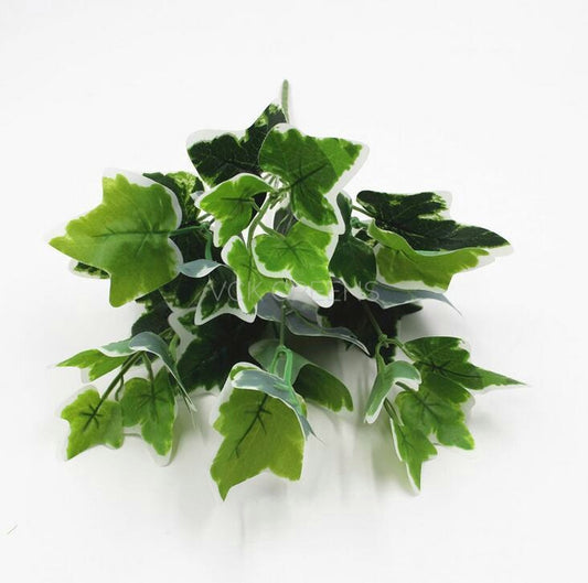 Artificial Variegated Leaves Bunch (Set of 3pc, 35cm)