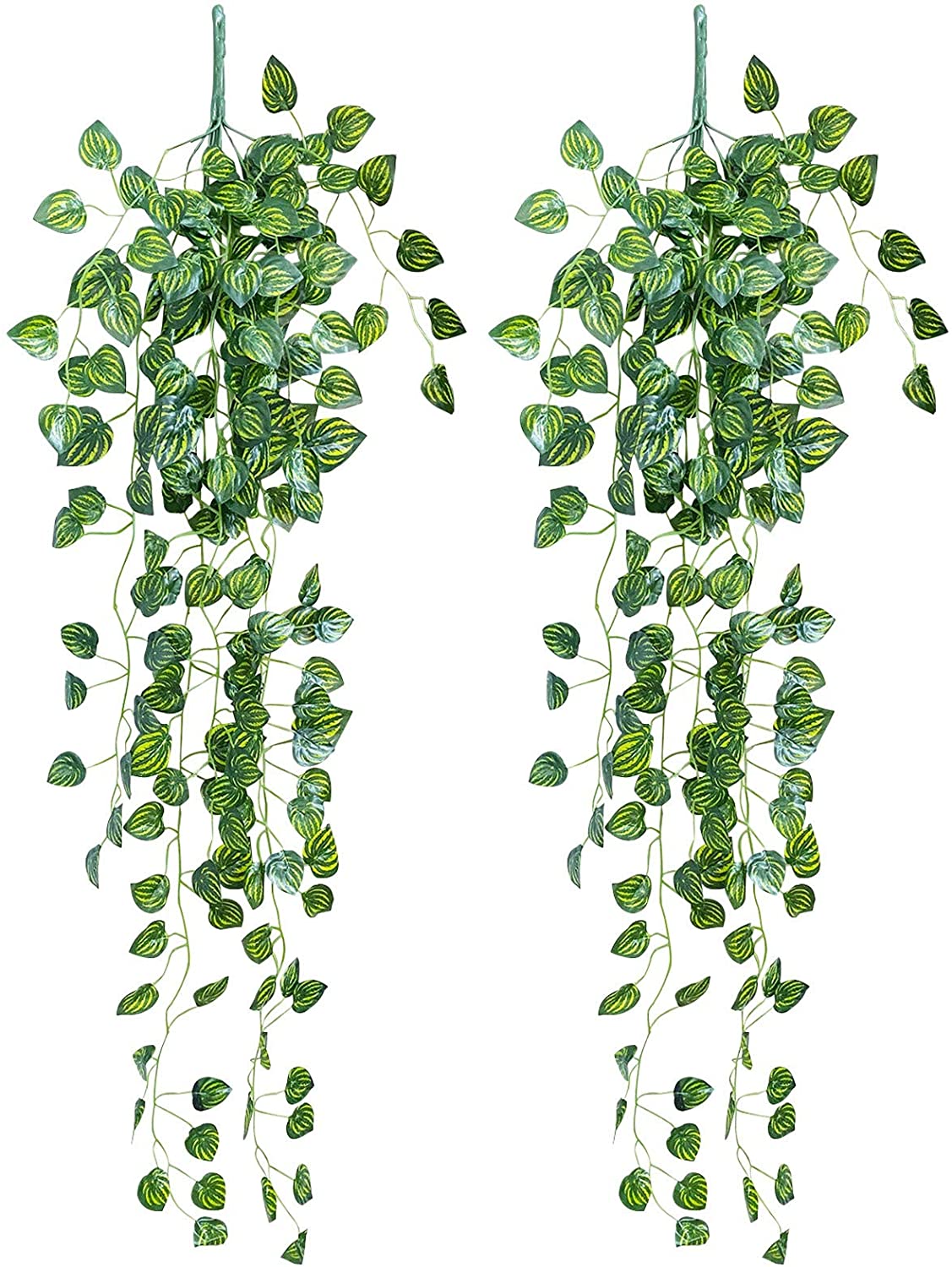 Artificial Plant Leaves Hanging Creeper (Set of 2, 100cm)