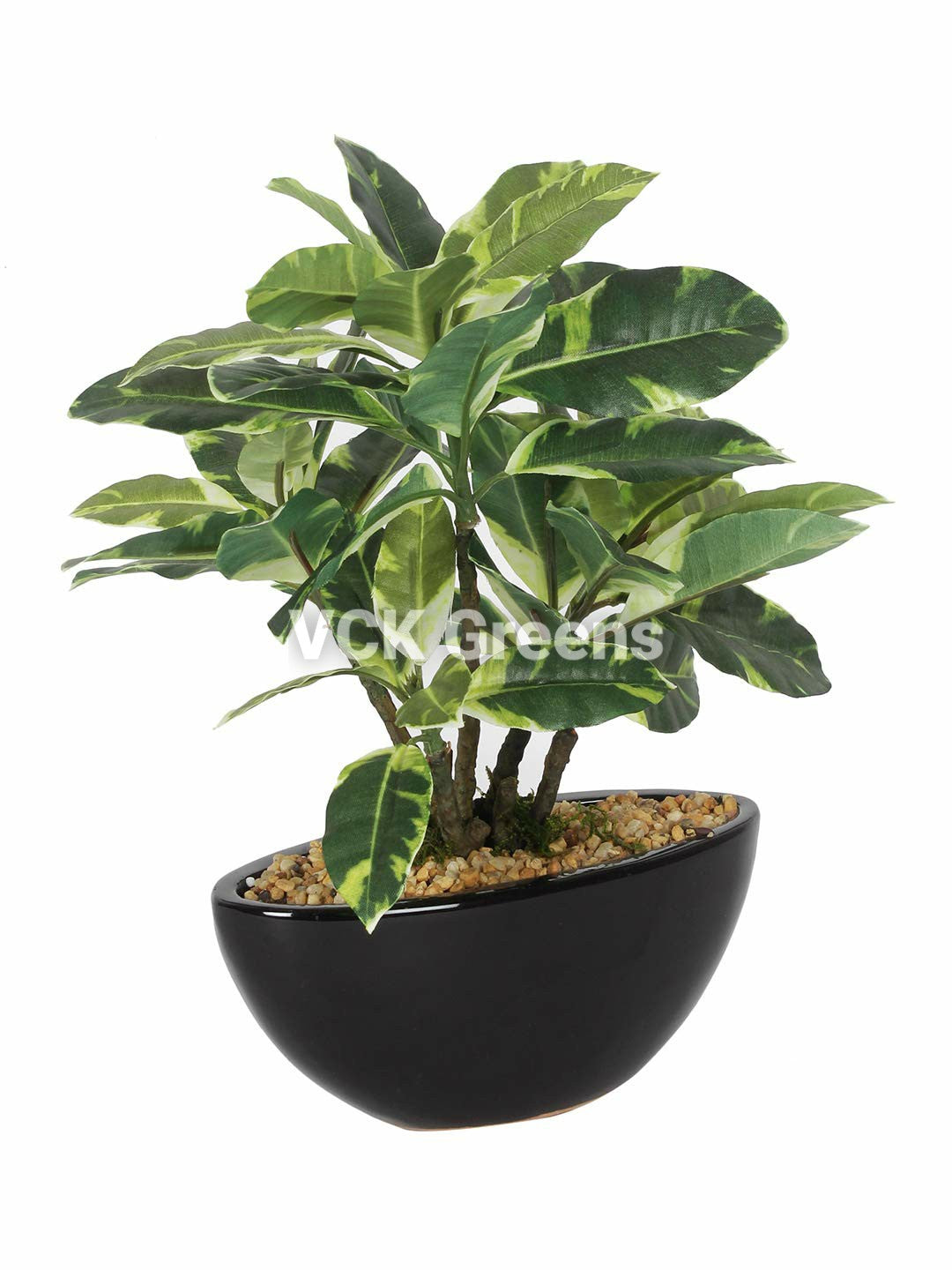 Artificial Bonsai Plants with Ceramic Vase (1 Feet)