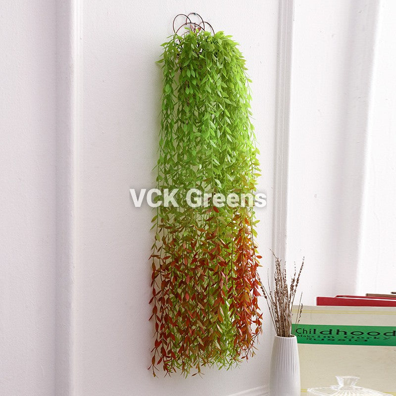 Artificial Hanging Willow Creepers (Red & Green , 3.3 Feet) – VCK Greens